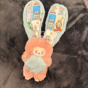 CUSTOM monster bunny plush keychain